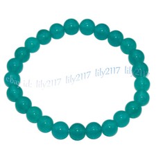 8mm Natural Azul Aquamarine Pedra Preciosa Contas Redondas Pulseira Elástica 7.5 Polegadas comprar usado  Enviando para Brazil
