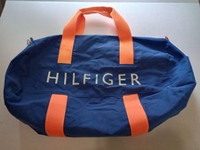 Bolsa de viagem vintage Tommy Hilfiger laranja azul marinho academia bolsa de viagem armazenamento comprar usado  Enviando para Brazil