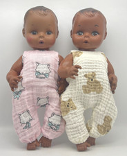 Bonecas Eegee recém-nascidas gêmeas anatomicamente corretas afro-americanas 11” vintage RARAS, usado comprar usado  Enviando para Brazil