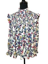 Blusa túnica French Connection feminina top floral flowy crepe tamanho XS, usado comprar usado  Enviando para Brazil