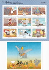 Disney Granada Grenadines Yvert 856/64 + SS 151 Dumbo comprar usado  Enviando para Brazil