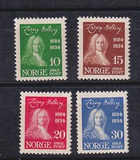 (Noruega) 1934 Sc 158/61 conjunto MH, tom minúsculo w791 comprar usado  Enviando para Brazil