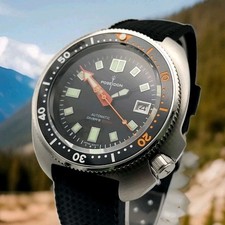 Usado, Relógio de mergulho masculino personalizado Poseidon Willard Turtle preto NH35 SEIKO TMI movimento automático comprar usado  Enviando para Brazil