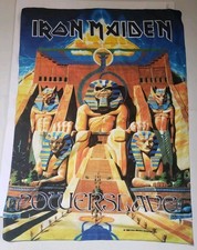 Iron Maiden 1984 Powerslave tecido pano pôster bandeira parede metal pesado comprar usado  Enviando para Brazil