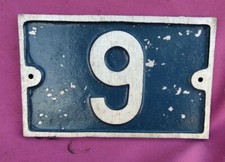 Ancienne plaque alu d'occasion  Saint-Privat-des-Vieux