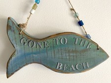 Vintage wooden hanging for sale  FELIXSTOWE
