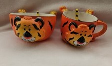 Orange embossed tiger for sale  LONDON