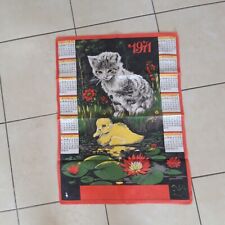 Torchon calendrier collectionn d'occasion  Bruyères-et-Montbérault