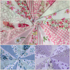 Handmade fabric bunting.vintag for sale  HITCHIN