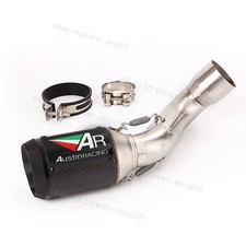 Para Honda CBR1000RR 2008-2016 Pontas de Escape Tubo Médio Sistema de Escape de Carbono 51MM comprar usado  Enviando para Brazil