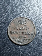 1844 victoria half for sale  HAVERHILL