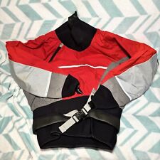 Usado, Jaqueta Drysuit de Surf de Montanha Antiga Vermelha e Cinza Pequena Caiaque Remar Usada comprar usado  Enviando para Brazil