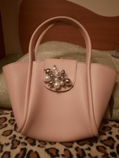 Borsetta pelle rosa usato  Torino