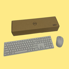Usado, Teclado sem fio Dell Pro com mouse modelo KM5221W-WH-US branco #4197 Z38/10 comprar usado  Enviando para Brazil
