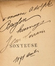 Ensemble envois autographe d'occasion Ensemble envois autographe d'occasion  Paris VI