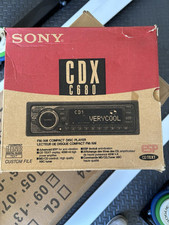 Rádio de carro Sony CDX C680 old school CD player super bom novo chicote de fios  comprar usado  Enviando para Brazil