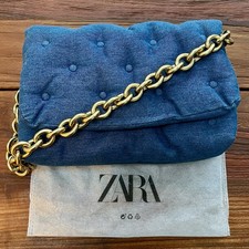 Zara blue quilted for sale  BILSTON