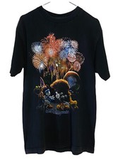 Walt Disney World Vintage t-shirt brokatowe fajerwerki rzadka koszula z lat 90. castel na sprzedaż  PL