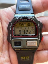 Relógio vintage Casio BP-100 amarelo pressão arterial comprar usado  Enviando para Brazil