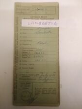 Old green logbook for sale  ISLEWORTH