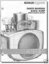 Parts manual k582 for sale  Mowrystown