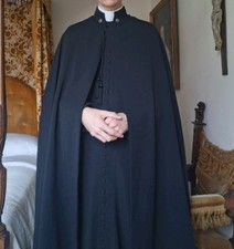 Clergy black wool for sale  CASTLEFORD