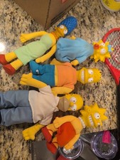 Os Simpsons Vintage 1990 Burger King Bonecas de Pelúcia Conjunto Completo de 5 comprar usado  Enviando para Brazil