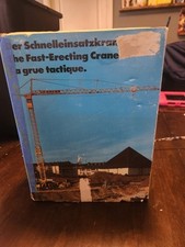 Guindaste de montagem rápida Liebherr 21 K, modelo de construção de metal caixa. Alemão comprar usado  Enviando para Brazil