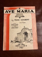 Partituras Ave Maria - Franz Schubert 1950, por Calumet Music Co. V224 comprar usado Partituras Ave Maria - Franz Schubert 1950, por Calumet Music Co. V224 comprar usado  Enviando para Brazil