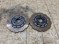 JUEGO DE 2 ROTOR/DISCO FRENO TRASERO FESTONEADO ECS TUNING 86K OEM 12-15 AUDI R8 RS5 segunda mano  Embacar hacia Mexico