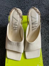 Zara heeled sandals for sale  OAKHAM