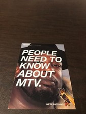 NOVO CARTÃO POSTAL 6 X 4 NÃO PUBLICADO - AS PESSOAS PRECISAM SABER SOBRE MTV comprar usado  Enviando para Brazil
