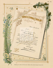 Tipografía decorativa y diseño impreso 1891 intercambio de patrones gráficos #E690 segunda mano  Embacar hacia Mexico