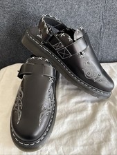 Sapatos Doc Martens Jorge II Gótico Americano Couro Slingback Mule, Novo, M Tamanho 13 comprar usado  Enviando para Brazil