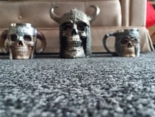 Medieval skull tankard for sale  NOTTINGHAM