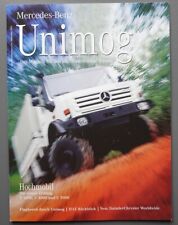 Brochure unimog rivista usato  Spedire a Italy