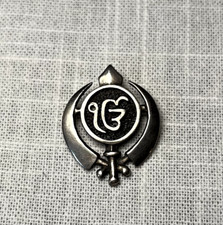 Silver khanda pendant for sale  Espanola