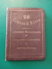 Ventennio licenza patente usato  Zelo Buon Persico