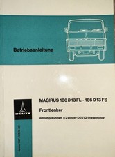 Betriebsanleitung magirus 186d gebraucht kaufen  Weißenburg i.Bay.