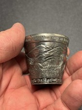Pewter dram glass for sale  LEEDS