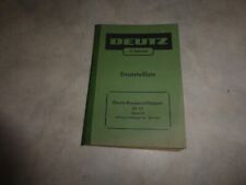 Ersatzteilliste deutz raupensc gebraucht kaufen  Weinheim