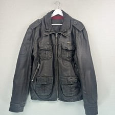 Superdry leather jacket for sale  CARDIFF