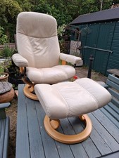 Ekornes stressless leather for sale  ROSSENDALE