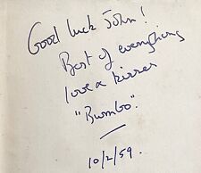 BREAKING BUMBO 1959 *signed ANDREW SINCLAIR* 1959 1stEd Coldstream Guards London comprar usado  Enviando para Brazil