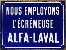 French enamel sign for sale  LEEDS