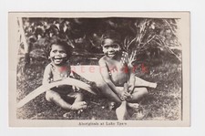 FOTO REAL BUMERANGUE CRIANÇAS ABORÍGENES JOVENS AUSTRALIANOS LAKE TYERS - AU1450 comprar usado  Enviando para Brazil
