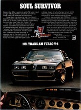 1981 pontiac trans d'occasion  Expédié en Belgium