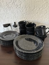 Kaffeeservice teilig schwarz gebraucht kaufen  Xanten