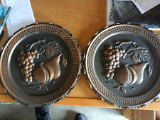 Vintage coppia piatti usato  Italia