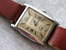 JUNGHANS WWII MILITARY Tank/Art deco mechanical J80 Vintage German watch 1940's comprar usado  Enviando para Brazil